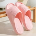 thumbnail image 4 of IUJSOY Cloud Slides for Women Men Soft Cushion Chunky Slippers Non-Slip Quick Dry Shower Shoes, 4 of 5