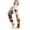 Yellow, variant on Wutalume Halloween Women's Print Pajama Pants - Cuffed Drawstring Ankle Pants with Pockets, Comfortable Casual Trousers for Fall Party Daily,Coffee L