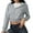 Gray, variant on Women's Sporty Cropped Zip-Up Hoodie - Stylish Short Length Crop Top Hooded Jacket, Athletic Casual Outerwear, Gray Size S