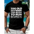 thumbnail image 2 of Whichone Men'S 100% Cotton T-Shirt Fight Hard Print Stylish Daiyly Wear Sizes S-2XL, 2 of 2