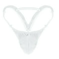 thumbnail image 3 of Men's Boxer Briefs Sretch T-back Micro Thong Underwear, 3 of 3