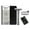 Gunmetal Chrome, variant on Rockwell Razors T2 Adjustable Safety Razor for Men with 5 Razor Blades, Gunmetal Chrome