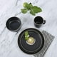 thumbnail image 4 of Juego de vajilla Gibson Home Zuma, 16 piezas, redondo, negro, 4 of 6