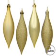 thumbnail image 2 of Vickerman N500108 5,5 Po. Chute d'Or 4 Finitions Assortiment 8-Bx, 2 of 2