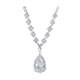 thumbnail image 1 of Cristal Set Collar Pendiente Gota Mujeres Joyería Agua Set Joyería Collares de boda Colgantes, 1 of 8