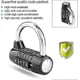 thumbnail image 3 of Security combination padlock, 5 digit combination padlock, gym locker, tool box, fence, bicycle, travel luggage security combination padlock, black, 3 of 4