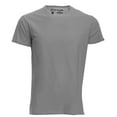 thumbnail image 3 of X RAY Men's Stretch Soft Cotton Slim Fit Short Sleeve Crewneck T-Shirt, Fashion Casual Tee for Men, Frosted Grey - Crewneck, X-Small, 3 of 8