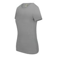 thumbnail image 2 of Natural Uniforms Women's Short Sleeve Round-Neck T-Shirt Under Scrub (Grey, X-Small), 2 of 5