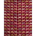 thumbnail image 1 of Ahgly Company Machine Washable Indoor Rectangle Abstract Red Area Rugs, 5' x 7', 1 of 7