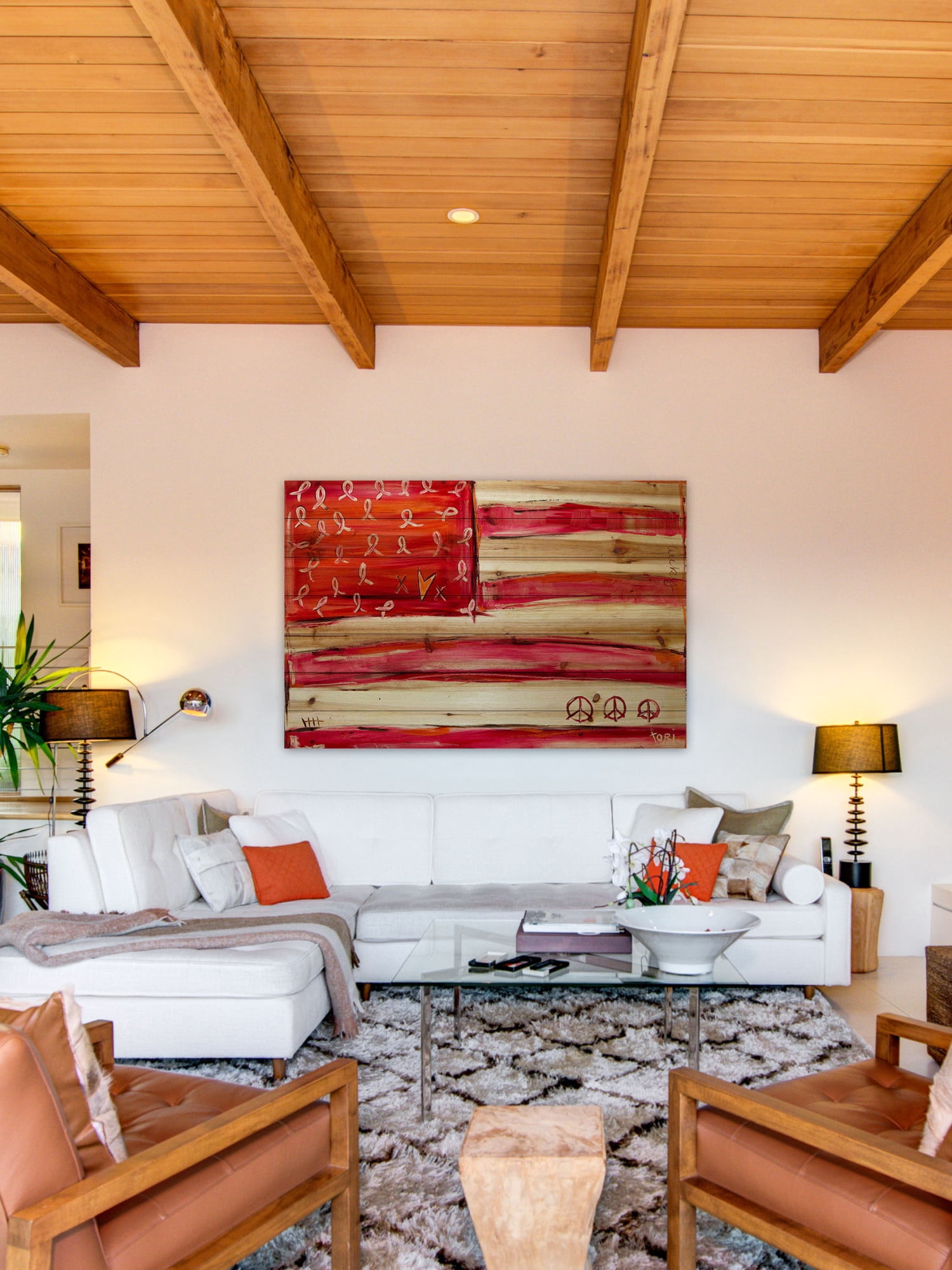 Marmont Hill "Thinking of Robin" by Tori Campisi Painting Print on Natural Pine Wood