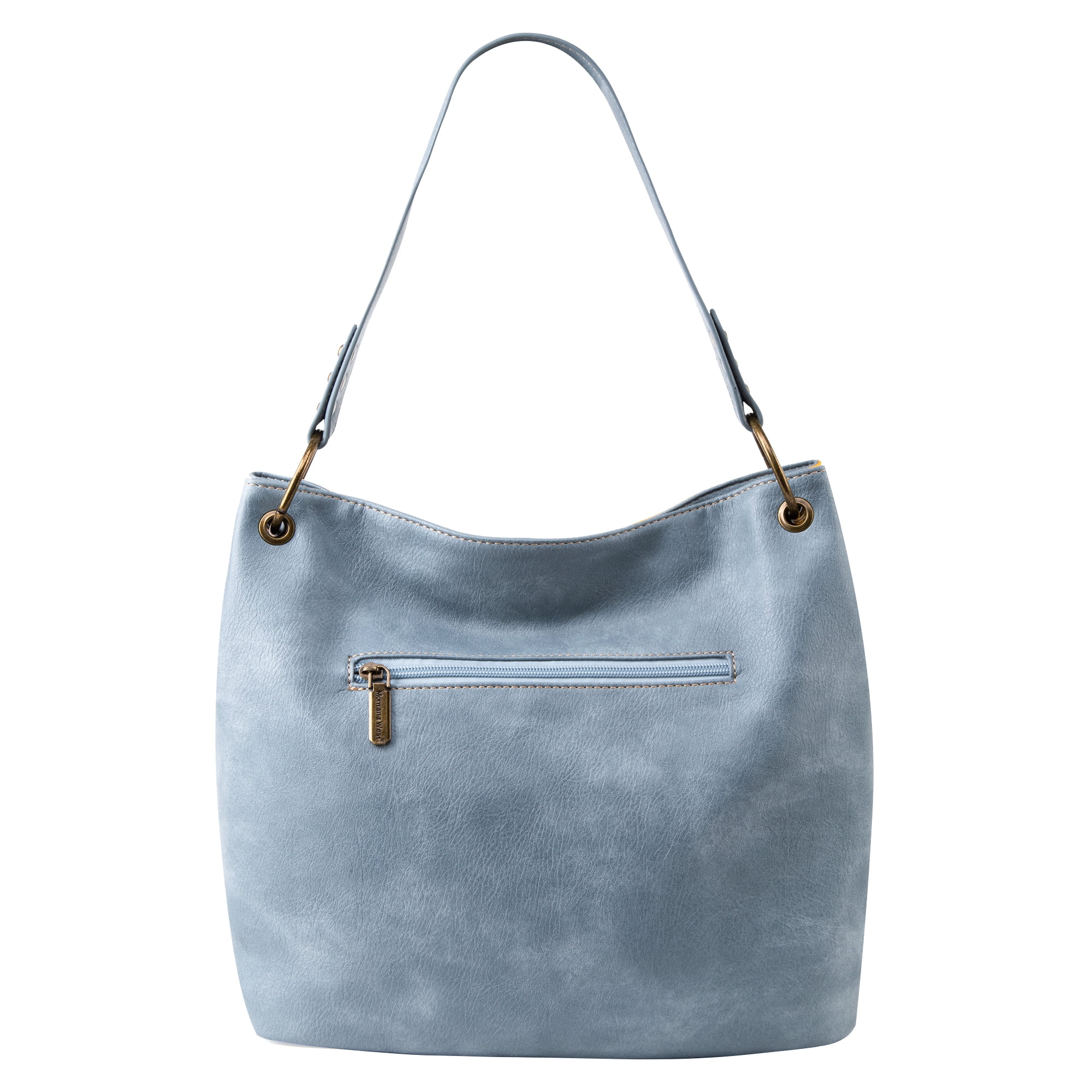 Montana West Purses for Women Hobo Shoulder Handbags with Zipper, Jean