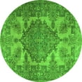 thumbnail image 1 of Ahgly Company Indoor Round Persian Green Traditional Area Rugs, 6' Round, 1 of 1