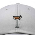 thumbnail image 2 of Dalix Espresso Martini Embroidered Cap Cotton Baseball Cute Cool Dad Hat Womens in Gray, 2 of 5