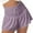 Purple, variant on IROINNID Women's Casual Drawstring High Waist Quick Dry Sports Shorts With Pocket