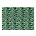 thumbnail image 1 of Hawaiian Cutting Board, Summer Time Tropical Composition of Palm Leaves Toucans and Endemic Jungle Flowers, Decorative Tempered Glass Cutting and Serving Board, in 3 Sizes, by Ambesonne, 1 of 2