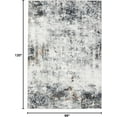 thumbnail image 2 of Towallmark 8'x10' Rug, Anti-Slip Backing Abstract Area Rug, Stain Resistant Rugs for Living Room, Kids Room, Foldable Area Rug Gray, Machine/Hand Washable, 2 of 9