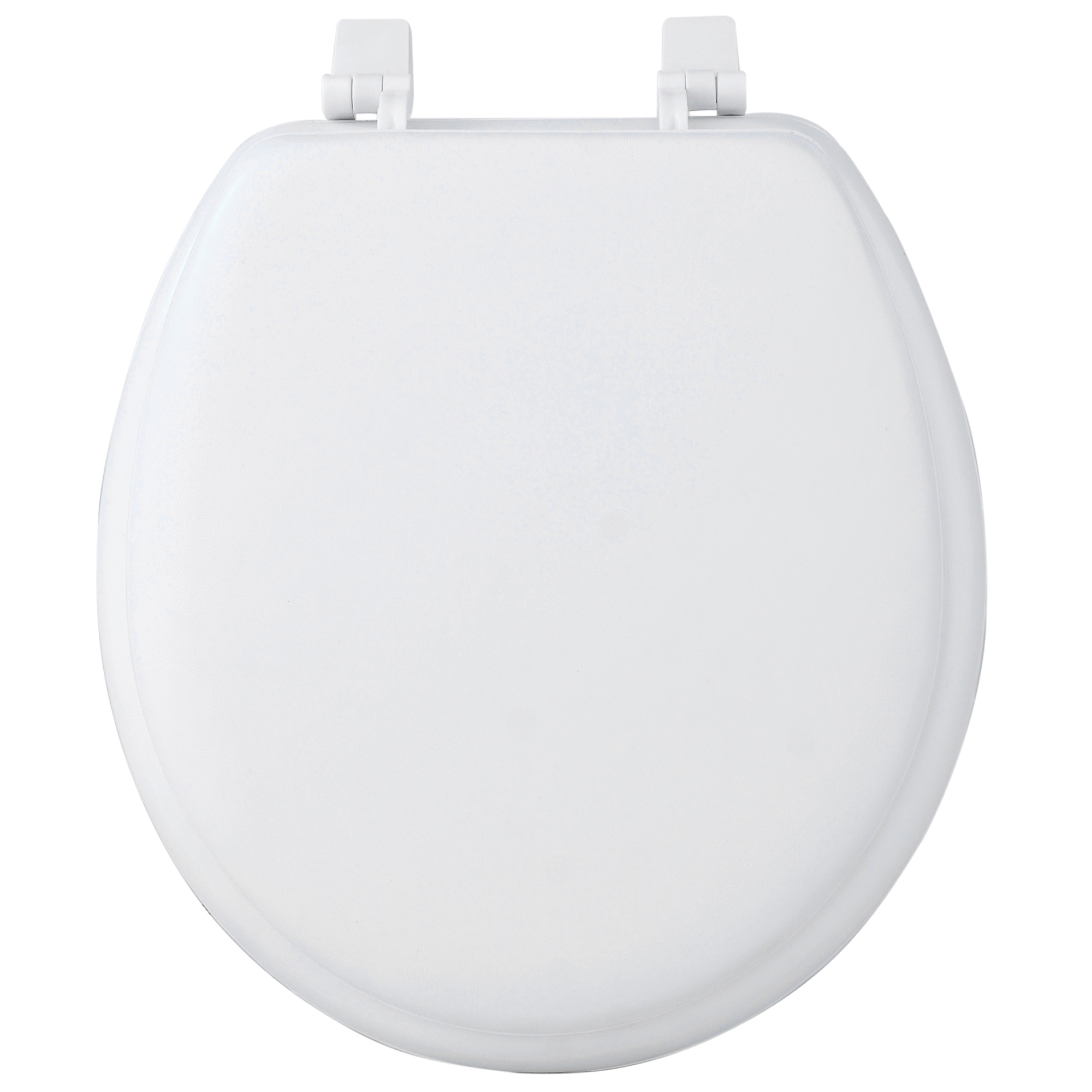 Fantasia 17" Round Soft Vinyl Foam Cushioned Padded Toilet Seat White