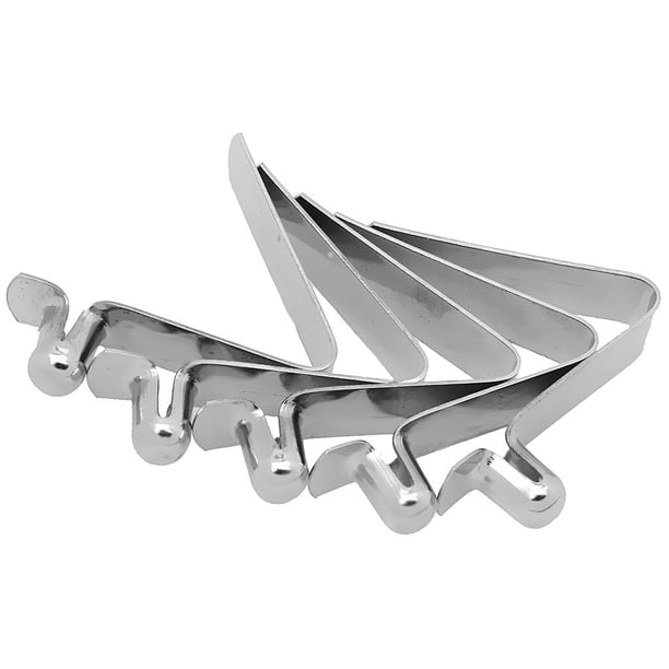 5 Uds Paletas de Kayak Botón A Presión Sunnimix Plata 6MM X 7MM