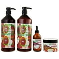 thumbnail image 1 of CHEBE Hair Growth Set - Shampoo- Conditioner-Oil & Hair Mask Leave in Cream- Castor Oil- Mango Butter-Tea Tree-Willow Bark-Rice milk-For Stronger, Thicker Longer Hair-Healthier (Pack 4), 1 of 8