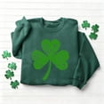 thumbnail image 4 of St. Patrick's Day Sweatshirt for Women Lucky Shamrock Long Sleeve Shirt Ireland Clover Print Pullover Tops 2026 Spring Fall Outfits, 4 of 6
