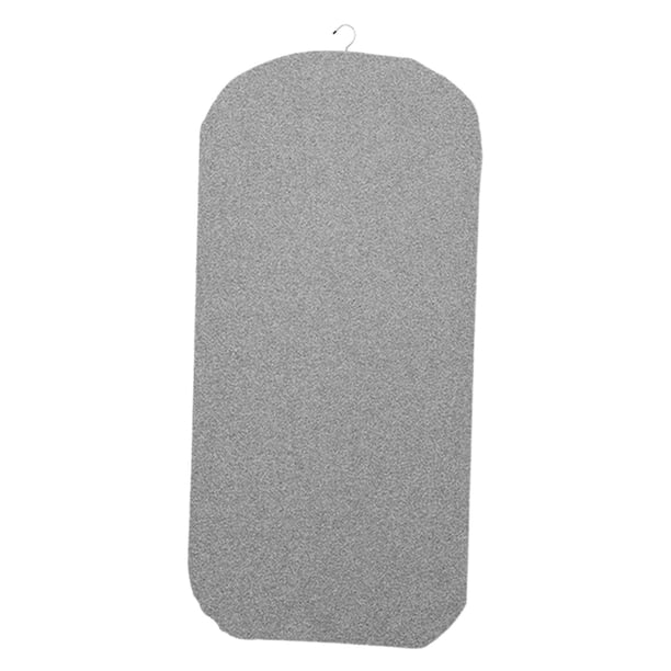 Tabla de planchar colgante, tapete para planchar, almohadilla protectora de prendas de pie, presión gris