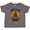 Charcoal, variant on Thanksgiving Funny Kids Turkey Boys or Girls Toddler T-Shirt