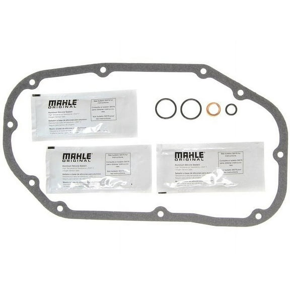 Oil Pan Gasket Set - Compatible with 2008 - 2013 INFINITI G37 3.7L V6 2009 2010 2011 2012