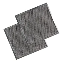 Air Filter Factory Replacement for 41F, 97007696, 97005687 Broan Nutone Range Hood Grease Mesh Charcoal Carbon Combo - Filter Size 8.75 x 10.5 x .38 Inch 2-Pack