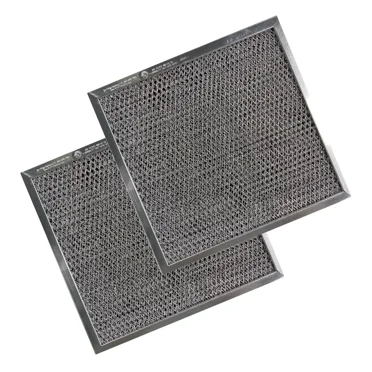 Air Filter Factory Replacement for 41F, 97007696, 97005687 Broan Nutone Range Hood Grease Mesh Charcoal Carbon Combo - Filter Size 8.75 x 10.5 x .38 Inch 2-Pack