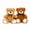 B-brown,darkbrown, variant on Tezituor 2 Pack Teddy Bear Stuffed Animal 18" Stuffed Teddy Bear Plush Toy