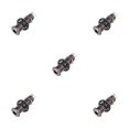 thumbnail image 3 of ZheElen Professional Stereo Output Threaded Output Lightweight 1/4 Inch Input Tube Style Anti-noisy Exquisite Socket Plug Black 5Set, 3 of 6