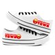 thumbnail image 1 of Virtual World Roblox-zapatos bajos de lona para hombre y mujer, calzado informal, color negro, regalo de cumpleaños, 1 of 4