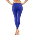 thumbnail image 5 of Stamzod Gym Leggings for Women Plus Size Fashion Solid Color High Waisted Leggings Casual Gym Workout Yoga Pants Women Clothing Blue B XXXXL, 5 of 7