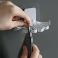 thumbnail image 1 of Iumwxz hangers Punch- Towel Rack Bathroom Storage Rack Bathroom Debris Storage Rack hooks holder White Plastic Rollbacks on Essentials, 1 of 2