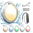 thumbnail image 1 of 1 Lámpara LED Sumergible Para Alberca de nicho o sobreponer ADS PL 80W 27CM Cálido Con Transformador, 1 of 5