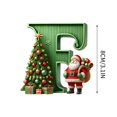 thumbnail image 3 of Home Decor Christmas Decoration Christmas Decorations Santa Figure Christmas Pendant 2D Acrylic 26 Letters Pendant Christmas Tree Decoration Christmas Decoration Figures, 3 of 4