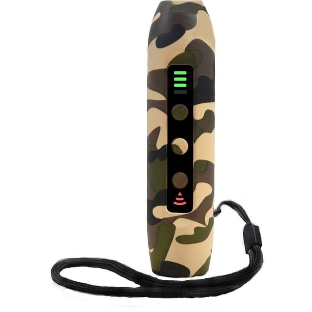 Jinsinto 3 Mode Ultrasonic Dog Repeller, Portable Rechargeable Dog Trainer Device with High Brightness Smart Flashlight, Dog Training Device with Indicator