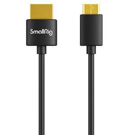 SmallRig Mini-HDMI to HDMI Cable 13.8" for Nikon Z6 Z7 Canon EOS R Camera-3040