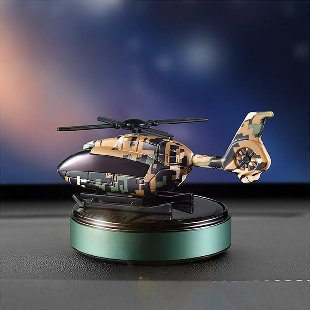 Reweti Clearance Car Mounted Perfume Car Accessories Solar Auto Rotating Aircraft Aromatherapy Car Perfume 10ml