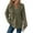Army Green, variant on TITAKING Women's Casual Waffle Knit Hoodie, Long Sleeve, Pullover, White L