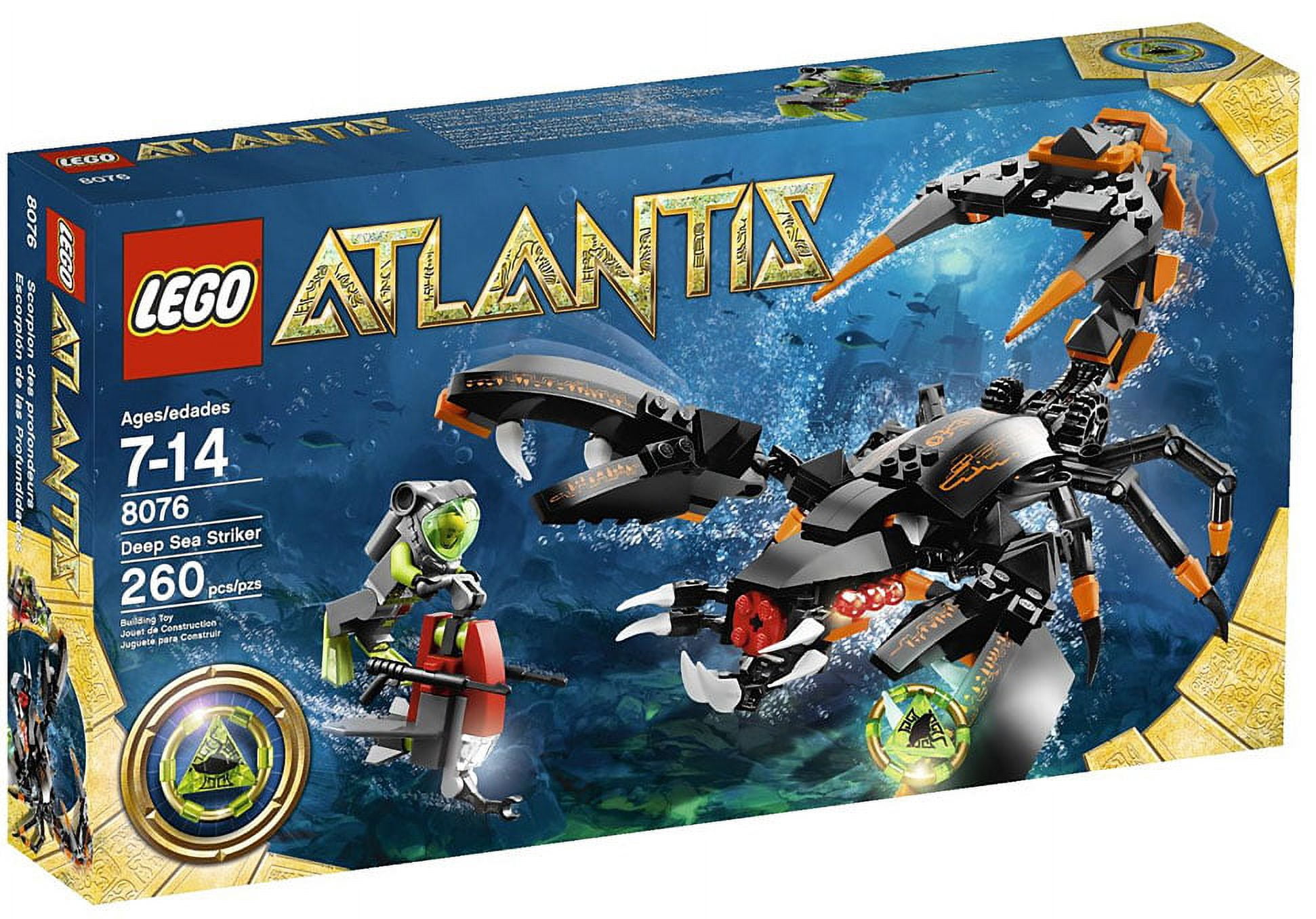 贝壳光 降雪凝香 花蚀幻域 型抜き 2点セット 6cm×2m 海外マステ LEGO Atlantis Deep Sea Striker 8076 - Walmart.com