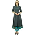 thumbnail image 5 of Bimba Cotton Anarkali Kurti Designer Ethnic Flared Kurta Dress Women Indian Tunic, 5 of 9