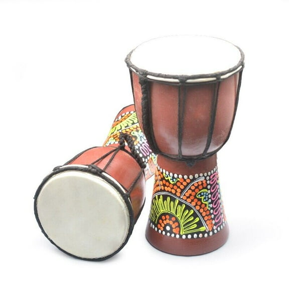 African Djembe 5 Inch Percussion Hand Drum For Sale  Wooden Jambe/ Doumbek Drummer with Pattern