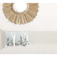 thumbnail image 2 of Gray Deer Snow Lodge Lumbar Throw Pillow, 2 of 3