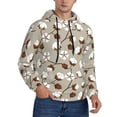 thumbnail image 2 of Goofa Cotton Tree for Men's Hooded Sweatshirt - Lightweight Pullover Hoodie with Kangaroo Pocket, Perfect for Everyday Wear-Large, 2 of 7
