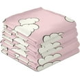 thumbnail image 4 of SKYSONIC Kitchen Dish & Tea Towel Pink Cloud Sky Reusable Cloths for Cooking and Drying Dishes for Home Kitchen Cleaning, 28x18in-6 PCS, 4 of 7