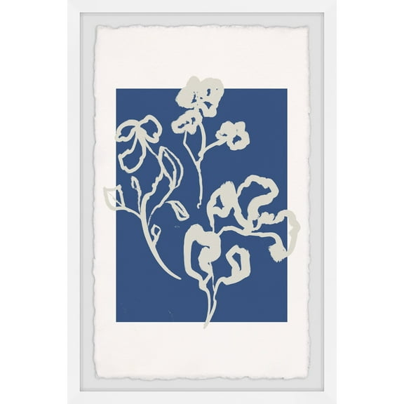 Marmont Hill Blurry Flowers Framed Painting Print