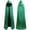 Green, variant on FASHOFT Unisex Reversible Thin Hooded Cape Halloween Funny Role Play Cloak Stage Performance Party Fancy Dress Up Cosplay Outfit Halloween 100