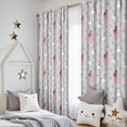 thumbnail image 5 of Blackout Kids Curtains,Princess Unicorn Butterfly Pattern Childrens Insulated Curtains Set Of 2,Bedroom Essentials,Toddler Room Decor 52"x84", 5 of 5