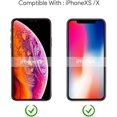 thumbnail image 3 of piezas de vidrio templado compatibles con iPhone X/iPhone XS, transparente brillar Electrónica, 3 of 4